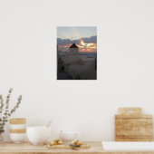Poster Coucher de soleil Ia Santorin (Cuisine)
