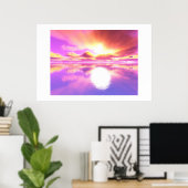 Poster Coucher de soleil II (Bureau à domicile)