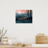Poster Coucher de soleil imminent (Cuisine)