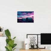 Poster Coucher de soleil infrarouge (Bureau à domicile)