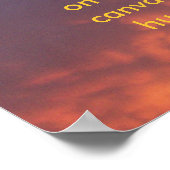 Poster Coucher de soleil inspirant (Coin)