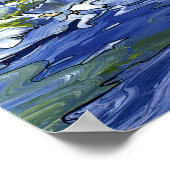 Poster Coucher de soleil jaune (Coin)