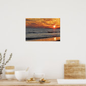 POSTER COUCHER DE SOLEIL KATRINA (Cuisine)