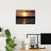 Poster coucher de soleil Key West, FL (Bureau à domicile)