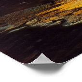 Poster Coucher de soleil large (Coin)