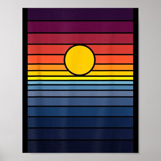 Poster Coucher de soleil - Lever du soleil (Devant)