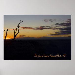 Poster Coucher de soleil magique du Grand Canyon