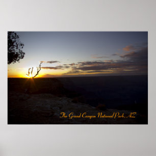 Poster Coucher de soleil magique - Grand Canyon