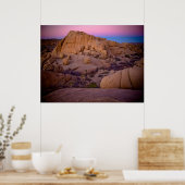 Poster Coucher de soleil magnifique dans le désert (Cuisine)