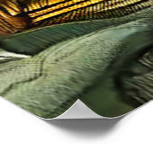 Poster Coucher de soleil majestueux d'éléphant (Coin)