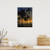 POSTER COUCHER DE SOLEIL MAUNA LOA (Cuisine)