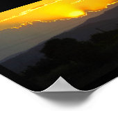 Poster Coucher de soleil méditerranéen (Coin)