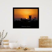 Poster Coucher de soleil Miramar (Cuisine)