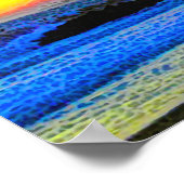 Poster Coucher de soleil mystique (Coin)
