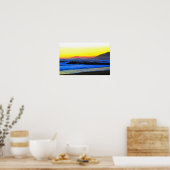 Poster Coucher de soleil mystique (Cuisine)