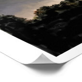 Poster Coucher de soleil orageux (Coin)