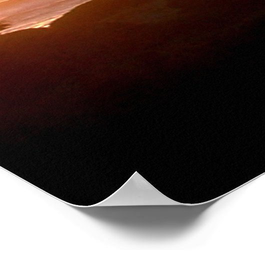 Poster coucher de soleil pacifique 20x30 (Coin)