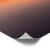 Poster Coucher de soleil paisible sur le lac (Coin)