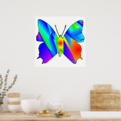 Poster Coucher de soleil papillon (Cuisine)