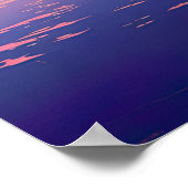 Poster Coucher de soleil par la Riverbank - Digital Anime (Coin)