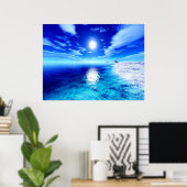 Poster Coucher de soleil polaire (Bureau à domicile)