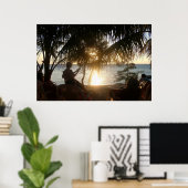 Poster Coucher de soleil pour roulettes (Bureau à domicile)