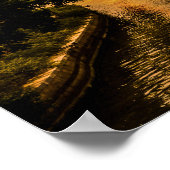 Poster Coucher de soleil près de l'affiche Yixing (Coin)
