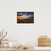 Poster Coucher de soleil, rive sud du Grand Canyon, Grand (Cuisine)