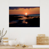 Poster Coucher de soleil rocheux (Cuisine)