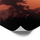 Poster Coucher de soleil romantique (Coin)