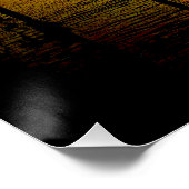 POSTER COUCHER DE SOLEIL SIMPLE OCÉAN (Coin)