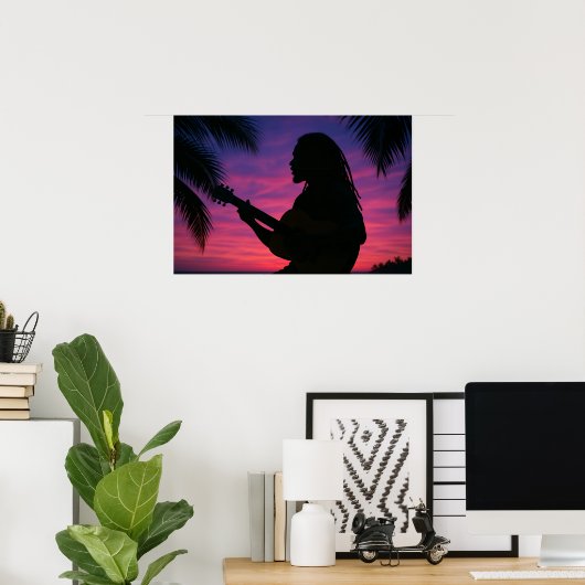 Poster Coucher de soleil Sinsemilla (Bureau à domicile)