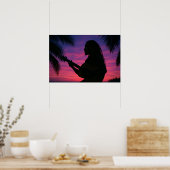 Poster Coucher de soleil Sinsemilla (Cuisine)