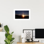 Poster Coucher de soleil spirituel (Bureau à domicile)