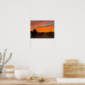 Poster Coucher de soleil stratus (Cuisine)
