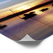 Poster Coucher de soleil sur Ammersee (Coin)