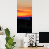 Poster Coucher de soleil sur Blue Ridge Parkway (Bureau à domicile)