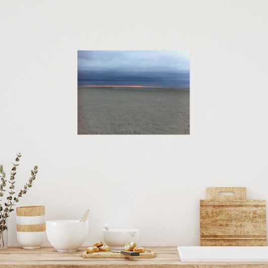 Poster Coucher de soleil sur Cape Cod (Cuisine)