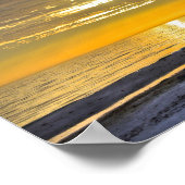 Poster Coucher de soleil sur Fort Myers Beach, Floride (Coin)