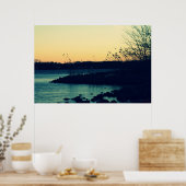 Poster Coucher de soleil sur la baie #4015 (Cuisine)