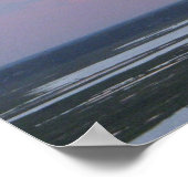 Poster Coucher de soleil sur la baie NJ Margate (Coin)