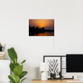 Poster Coucher de soleil sur la Cité interdite - Pékin, C (Bureau à domicile)