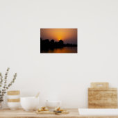 Poster Coucher de soleil sur la Cité interdite - Pékin, C (Cuisine)