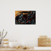 Poster Coucher de soleil sur la colline (Cuisine)