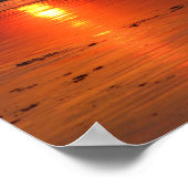 Poster Coucher de soleil sur la mer d'Irlande (Coin)