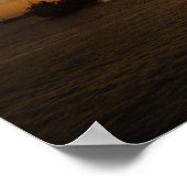Poster Coucher de soleil sur la mer II (Coin)