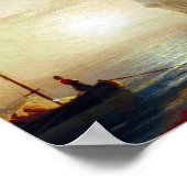 Poster Coucher de soleil sur la mer par Ivan Aivazovsky (Coin)