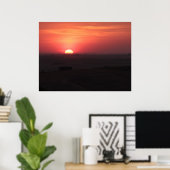 Poster Coucher de soleil sur la Palouse (Bureau à domicile)
