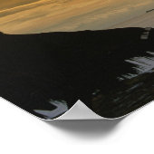 Poster Coucher de soleil sur la plage (Coin)