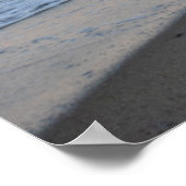 Poster Coucher de soleil sur la plage (Coin)